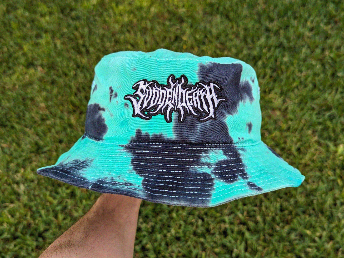 SVDDEN DEATH Embroidered Tie Dye Bucket Hat - VOYD Bucket Hat - Dubstep Riddim Hat - SVDDEN DEATH Merch