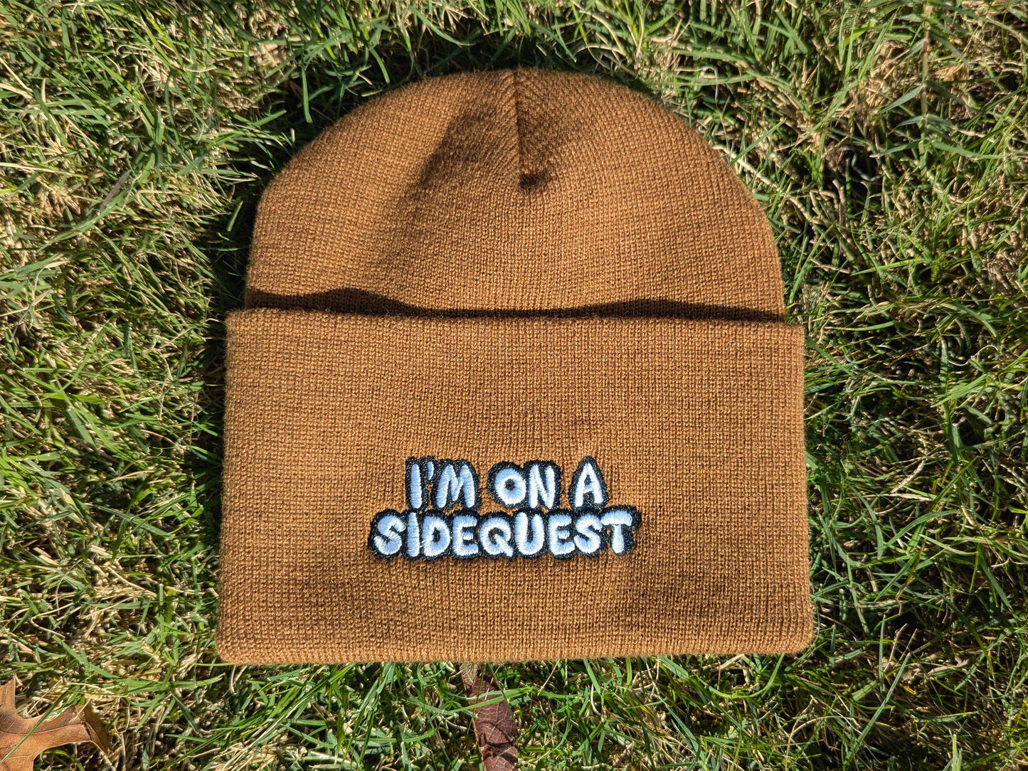 I'm On A Sidequest - Embroidered Beanie