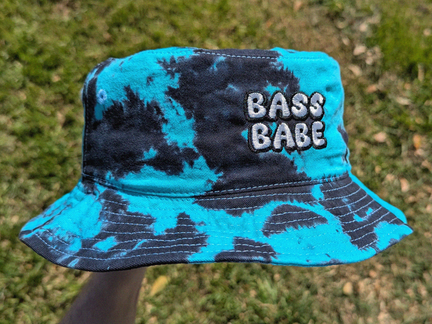Bass Babe - Embroidered Tie Dye Bucket Hat