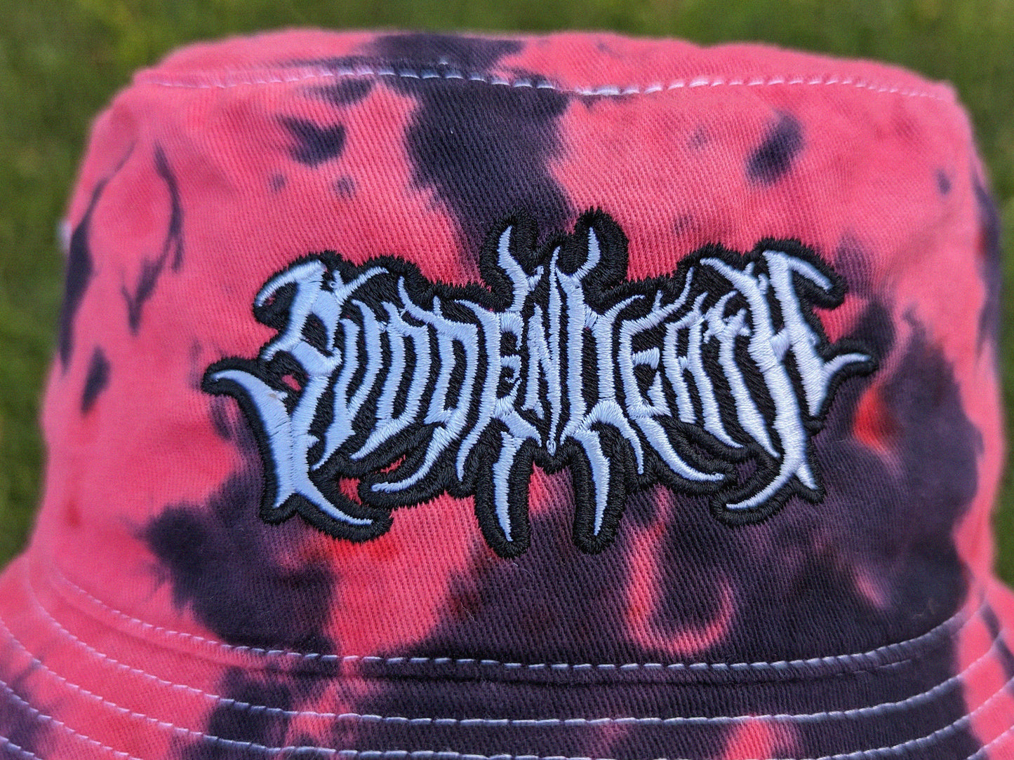 SVDDEN DEATH Embroidered Tie Dye Bucket Hat - VOYD Bucket Hat - Dubstep Riddim Hat - SVDDEN DEATH Merch