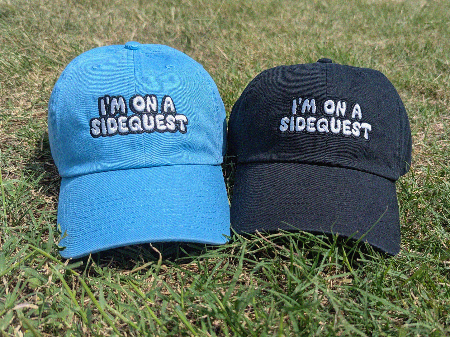 I'm On A Sidequest - '47 Brand Embroidered Baseball Hat - Unstructured Dad Hat Rave Outfit Music Festival Hat EDM Gift Sidequest Dad Hat
