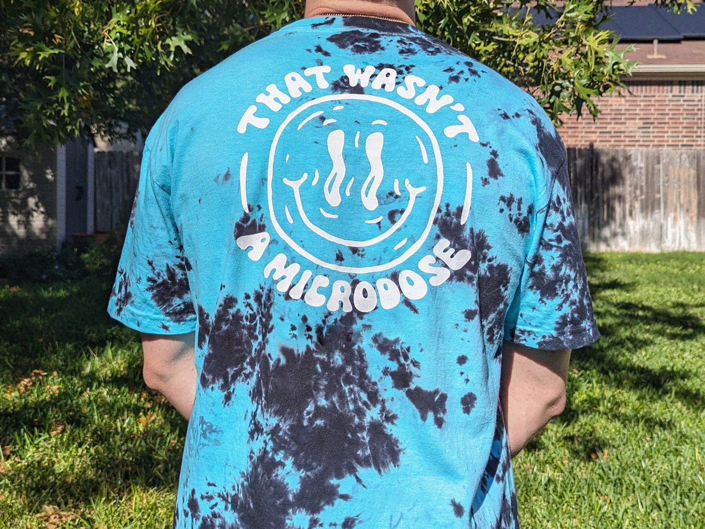 That Wasn't A Microdose Tie Dye T-Shirt - Rave Shirt Festival Tee