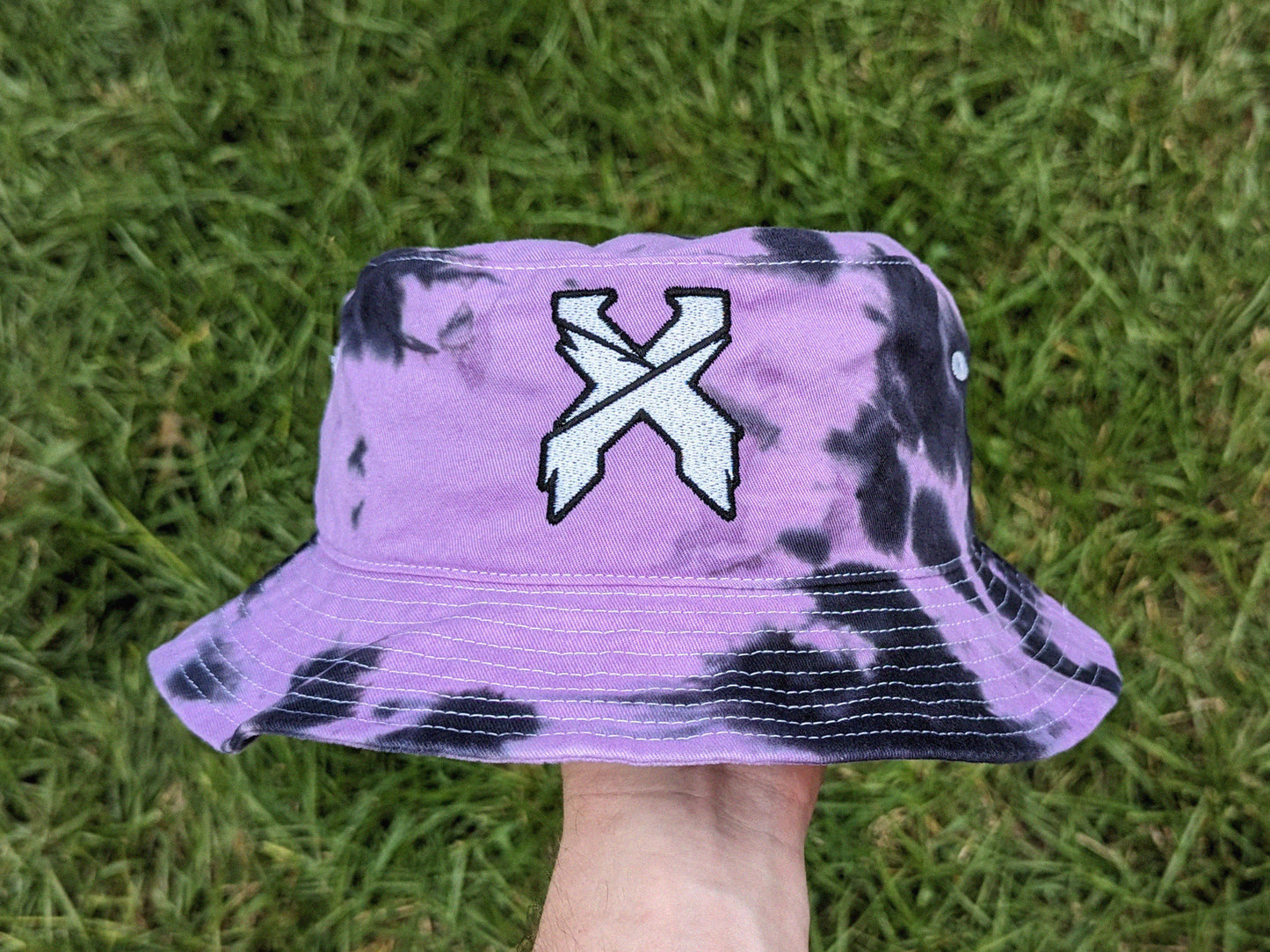 Excision Embroidered Tie Dye Bucket Hat - Rave Bucket Hat - Dubstep Riddim Hat - Excision Merch Excision Hat Tie Dye Excision
