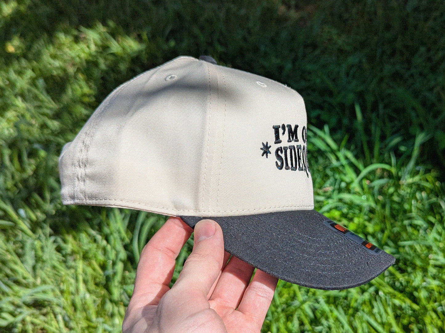 I'm On A Sidequest Embroidered Trucker Cap - Otto Cap Rave Hat Festival Outfit Raver Gift D&D Gamer Hat 5 Panel Cap Funny Meme Hat DM Cap