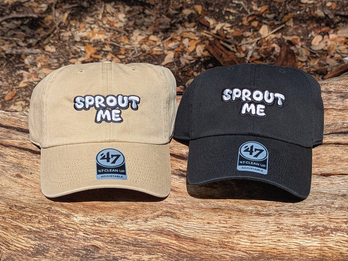 Sprout Me - '47 Brand Embroidered Baseball Hat - Unstructured Dad Hat Rave Outfit Music Festival Hat EDM Gift Sprout Dad Hat Raver Hat