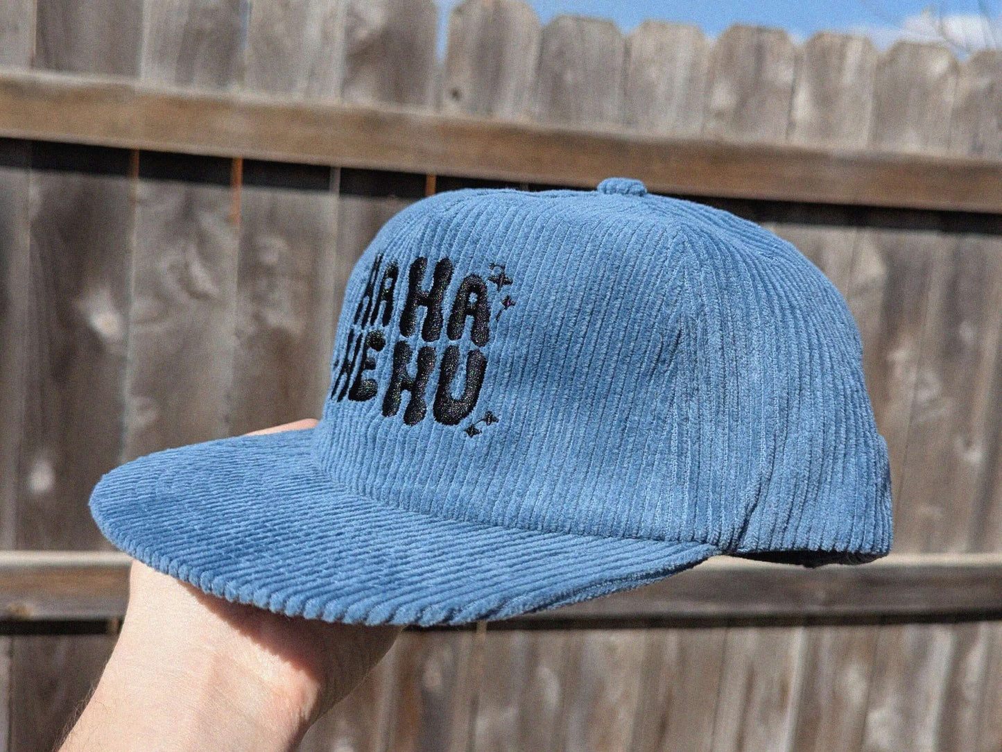 Ha ha he hu embroidered EDM rave hat