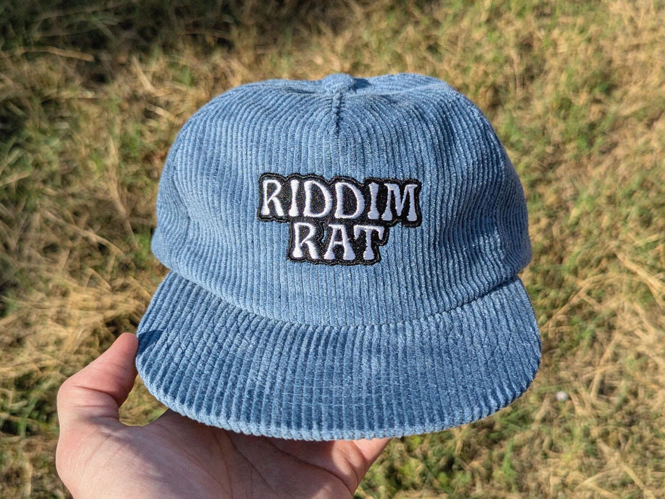 Riddim Rat Corduroy Cap | Bass Music Dubstep Rave Hat Festival