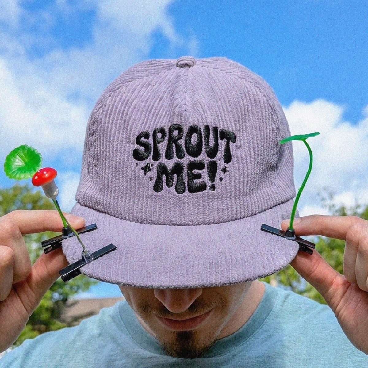 Sprout Me! Corduroy Cap
