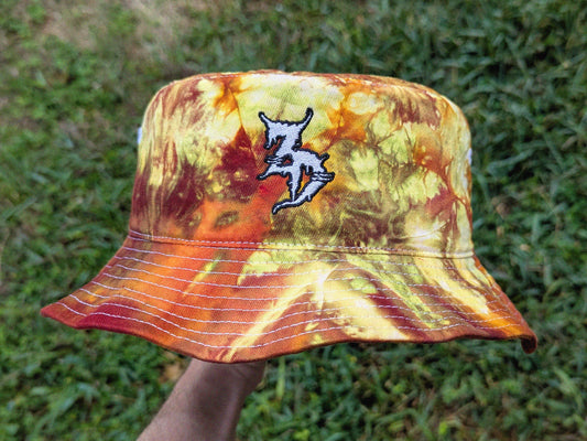 Zeds Dead - Embroidered Tie Dye Bucket Hat - Rave Outfit Accessory, Music Festival Gear, EDM Raver Hat, Festival Gift Zeds Dead Hat