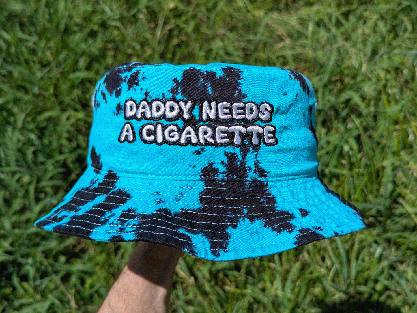 Daddy Needs A Cigarette Bucket Hat