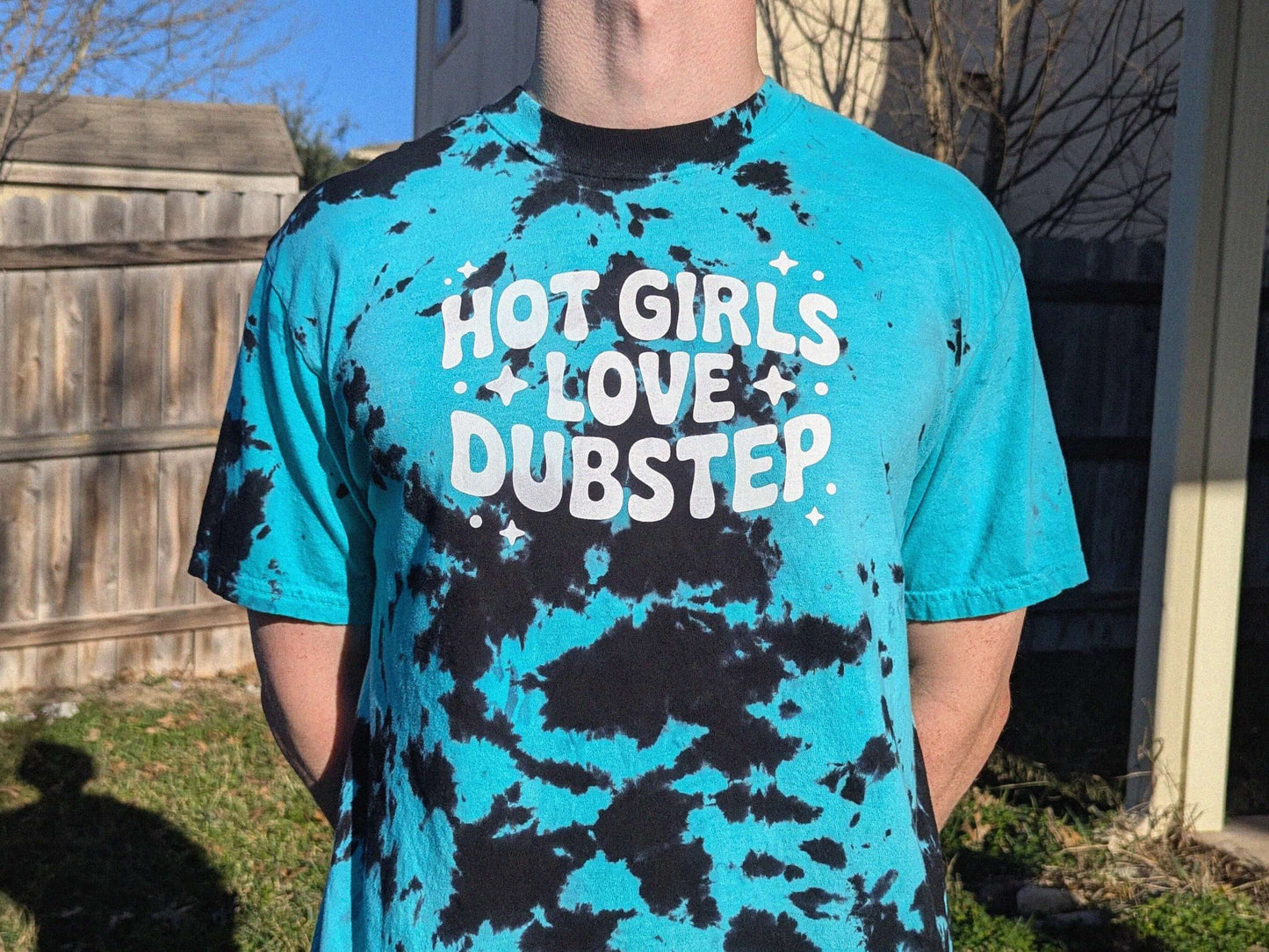 Dubstep hot girls love dubstep rave tee tie dye shirt for bass music festivals