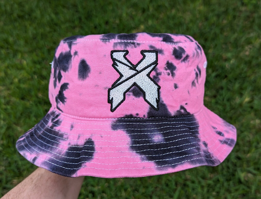 Excision Embroidered Tie Dye Bucket Hat - Rave Bucket Hat - Dubstep Riddim Hat - Excision Merch Excision Hat Tie Dye Excision