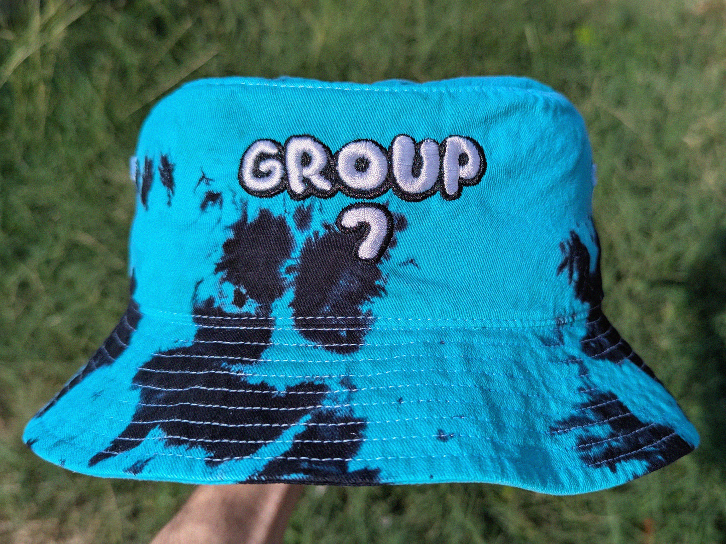 Group 7 - Embroidered Tie Dye Bucket Hat - Rave Outfit Accessory, Music Festival Gear, EDM Raver Hat, Festival Gift , Rave Girl Gift Rave Gifts