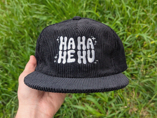 Ha Ha He Hu Corduroy Cap