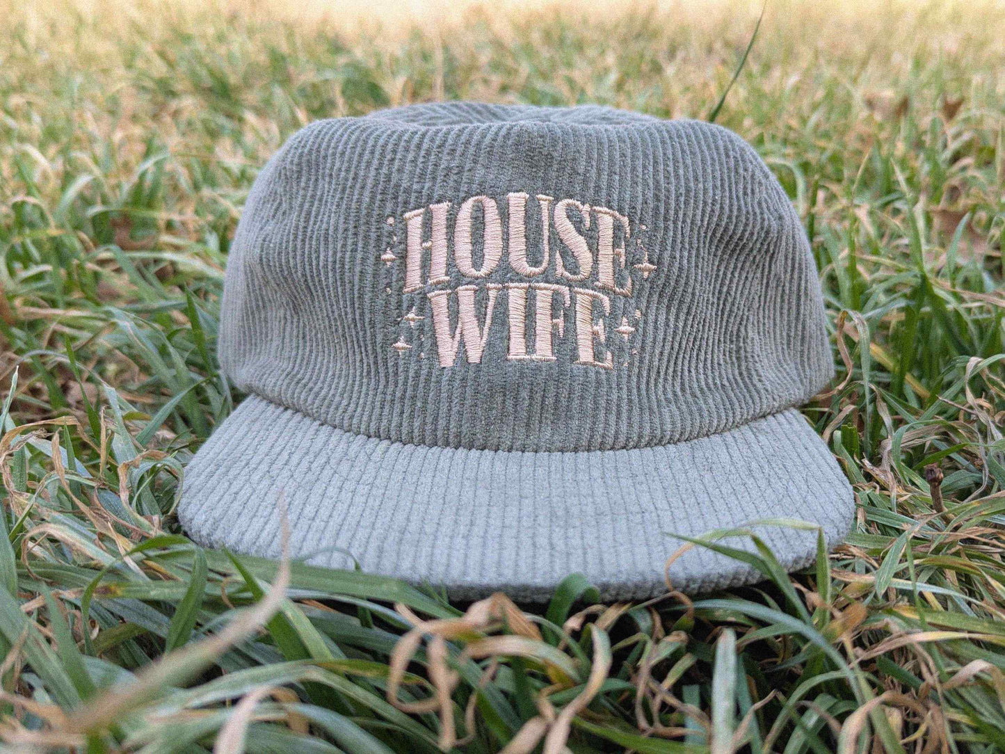 House Wife Corduroy Cap