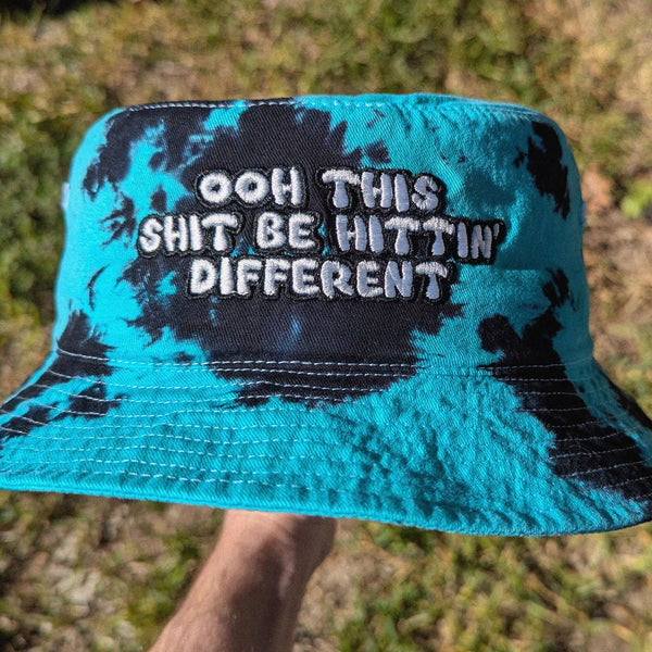 Griztronics bucket hat rave gear with embroidery