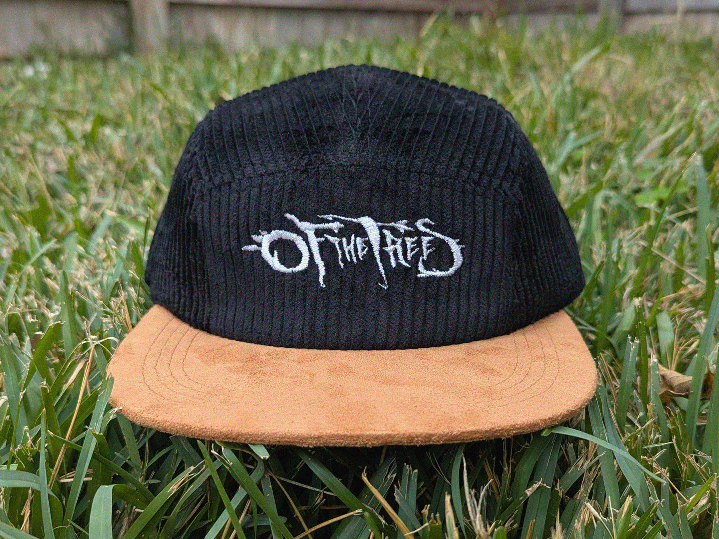 Of The Trees Embroidered Corduroy Hat - Rave Hat Rave Outfit Music Festival Hat Raver Gift EDM Hat Plur Rave Cap