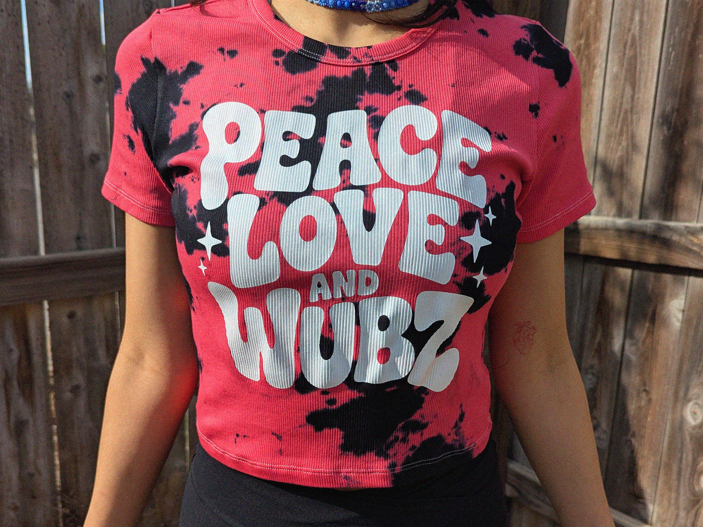 Peace Love and Wubz Baby Tee
