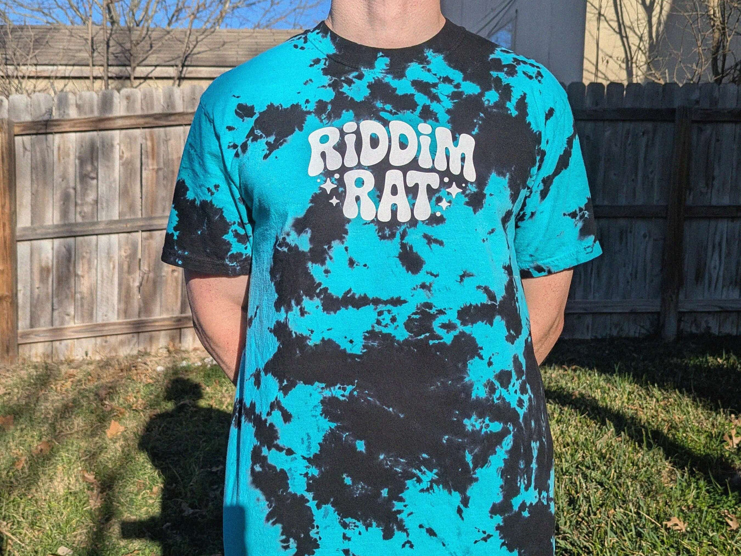 Riddim rat tie dye festival shirt EDM rave clothing for dubstep lovers