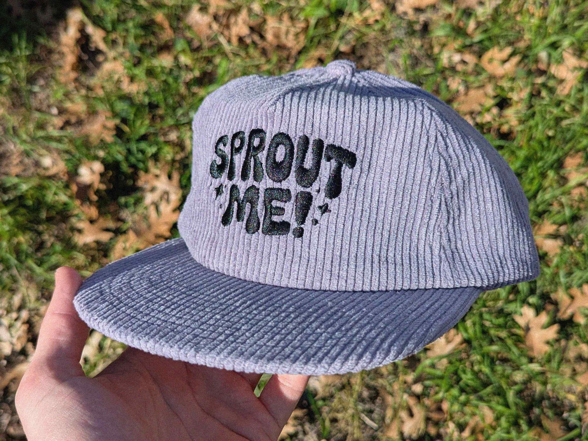 Music festival sprout me corduroy hat