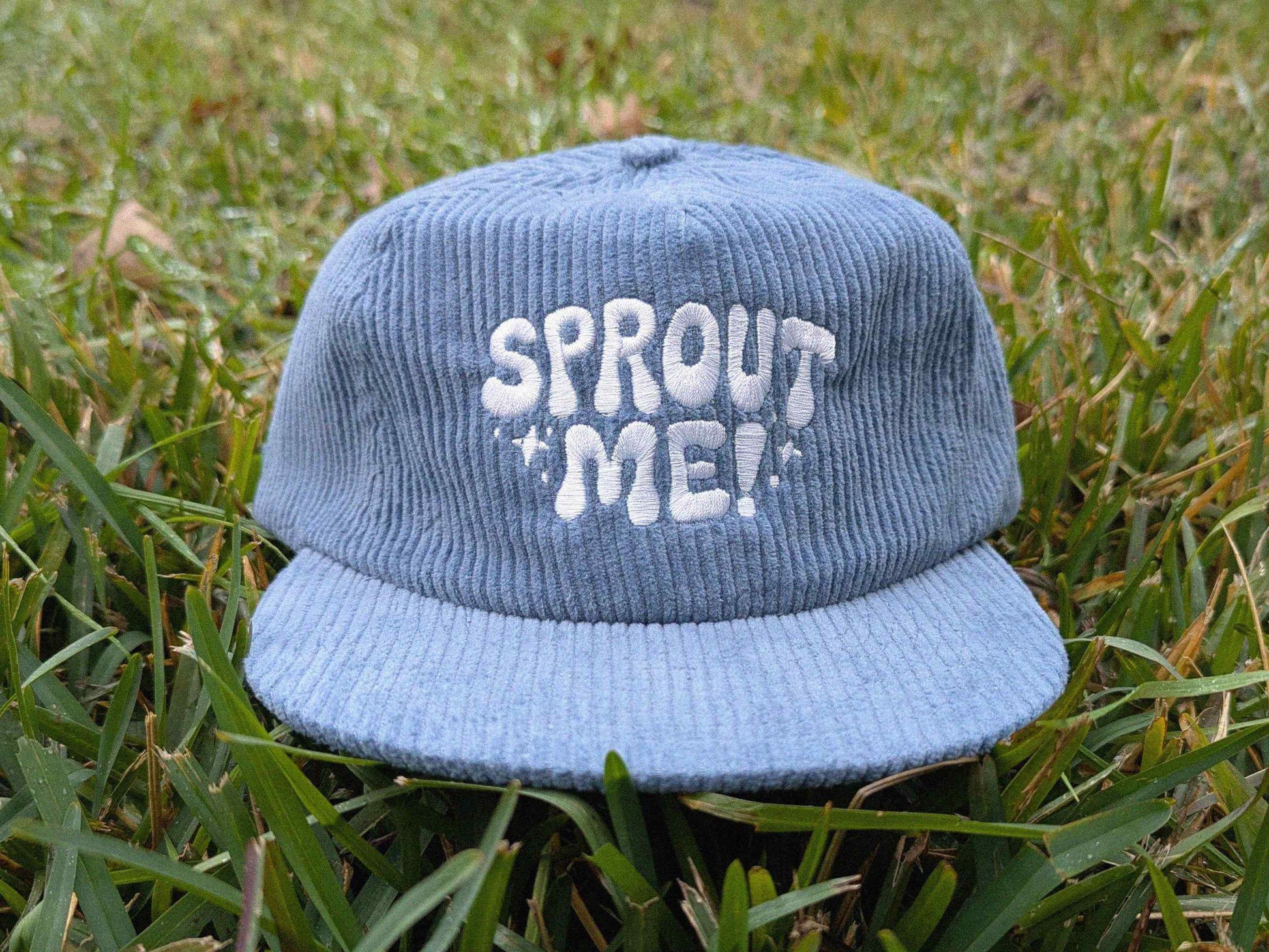EDM rave cap with sprout me design