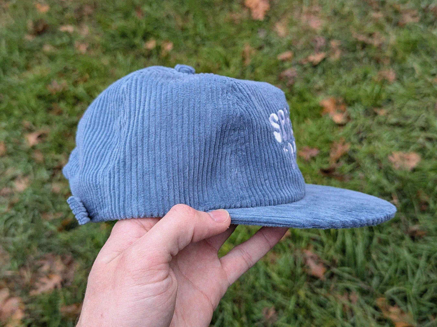 Sprout me Embroidered Corduroy Cap | Rave Hat Rave Accessories | Festival Outfit Rave Wear Rave Essentials