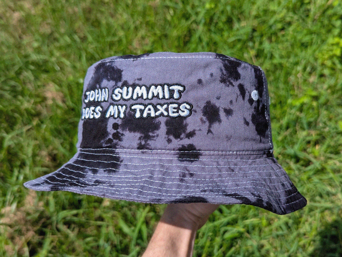 John Summit Does My Taxes Bucket Hat