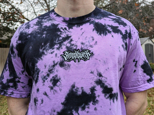 SVDDEN DEATH Embroidered Tie Dye Shirt- Festival Outfit Rave Outfit Svdden Death Shirt Festival Shirt Rave Gift Voyd Dubstep Tee Tie Dye
