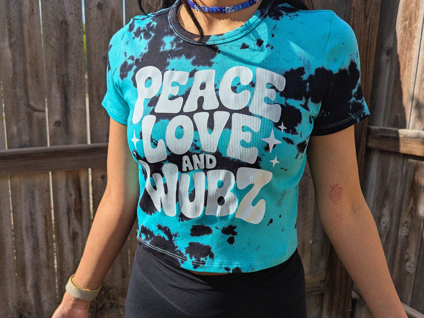 Peace Love and Wubz Baby Tee