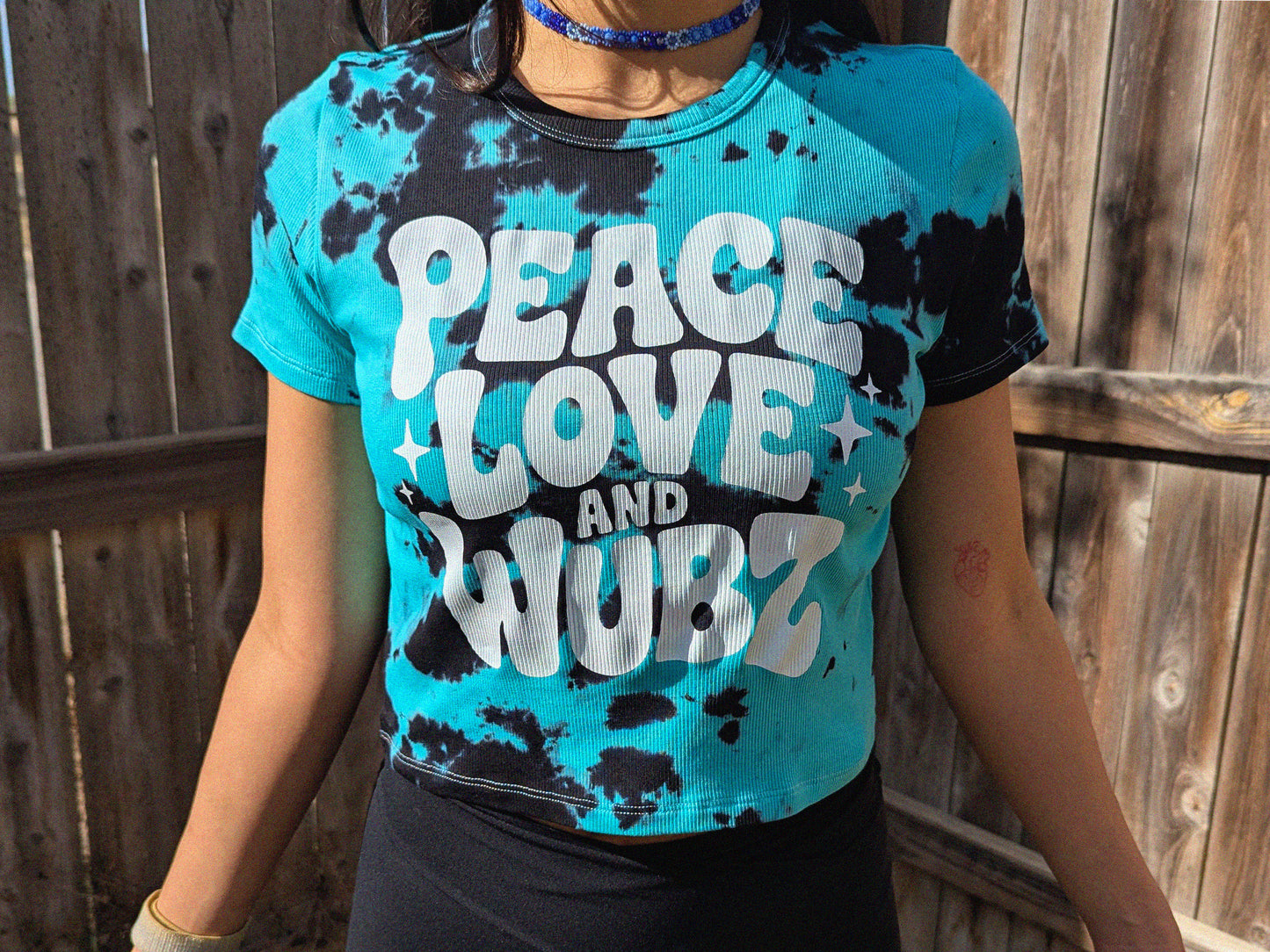 Peace Love and Wubz Baby Tee