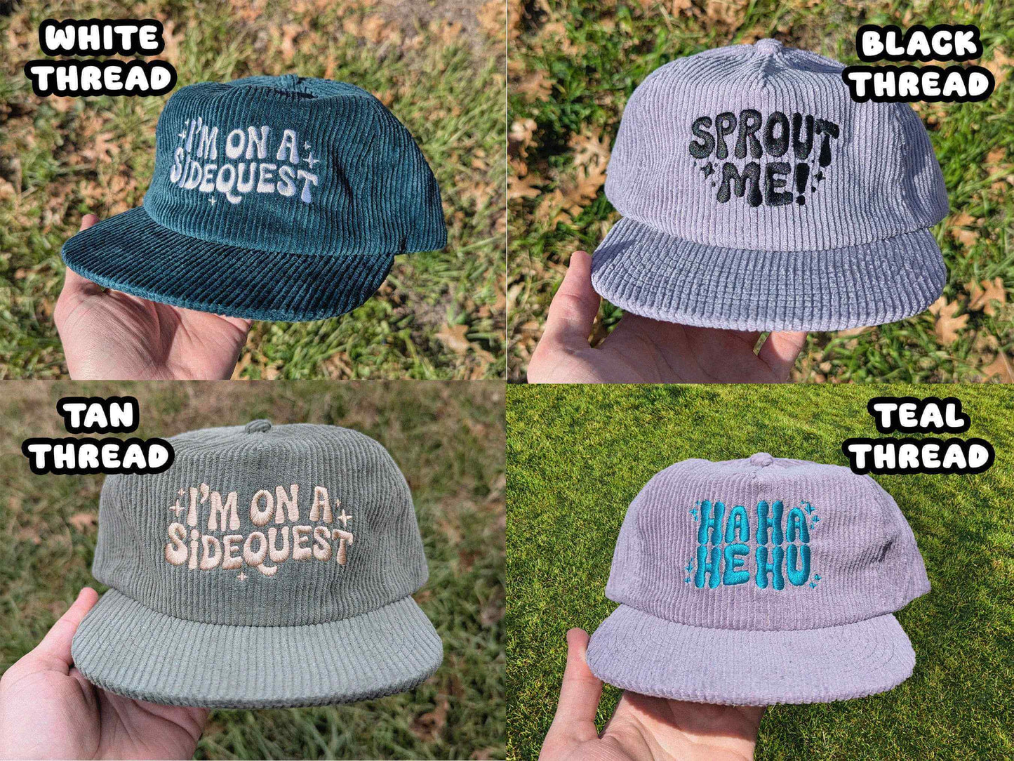 House Wife Corduroy Cap
