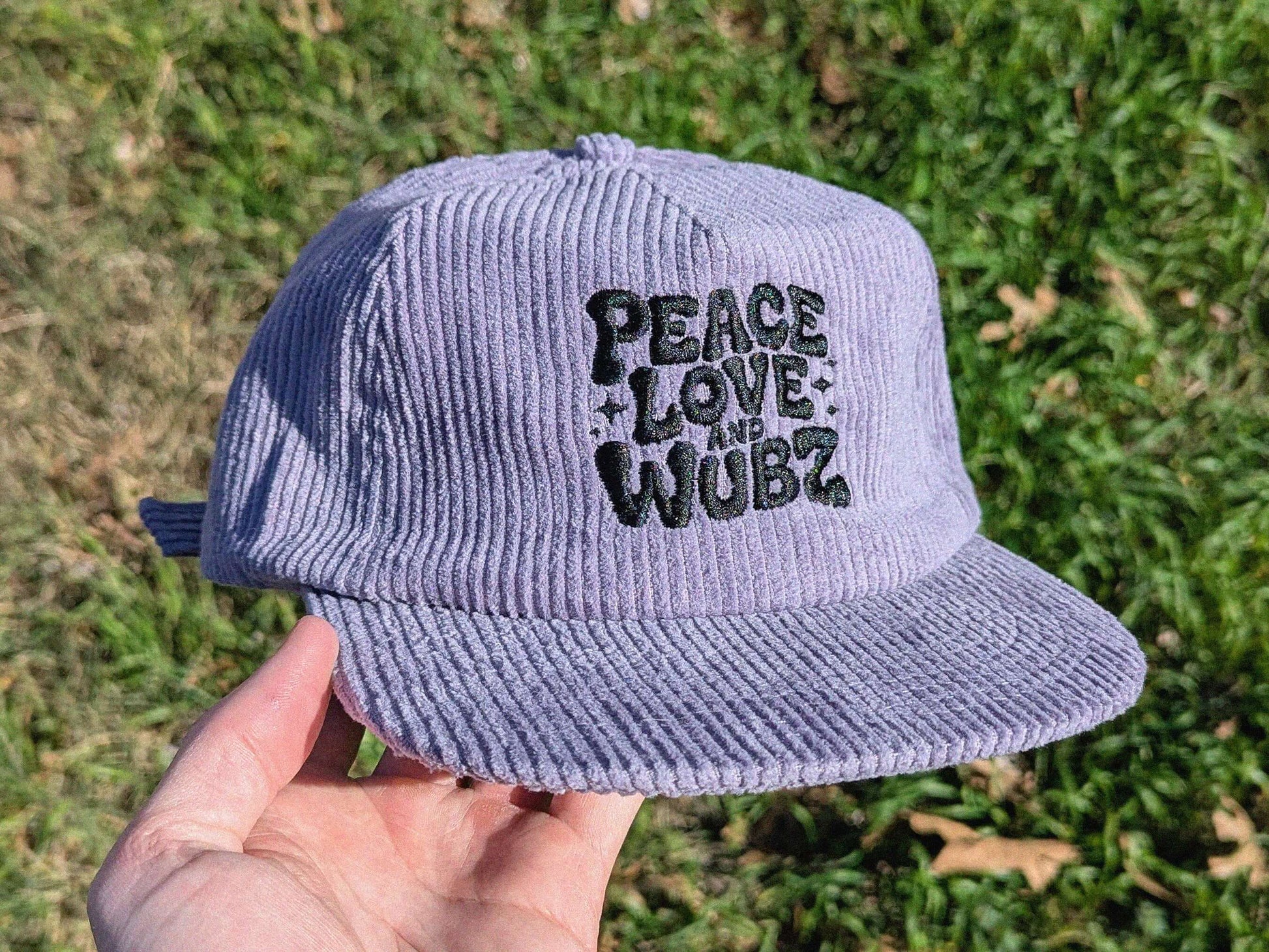 EDM festival peace love wubz embroidered cap