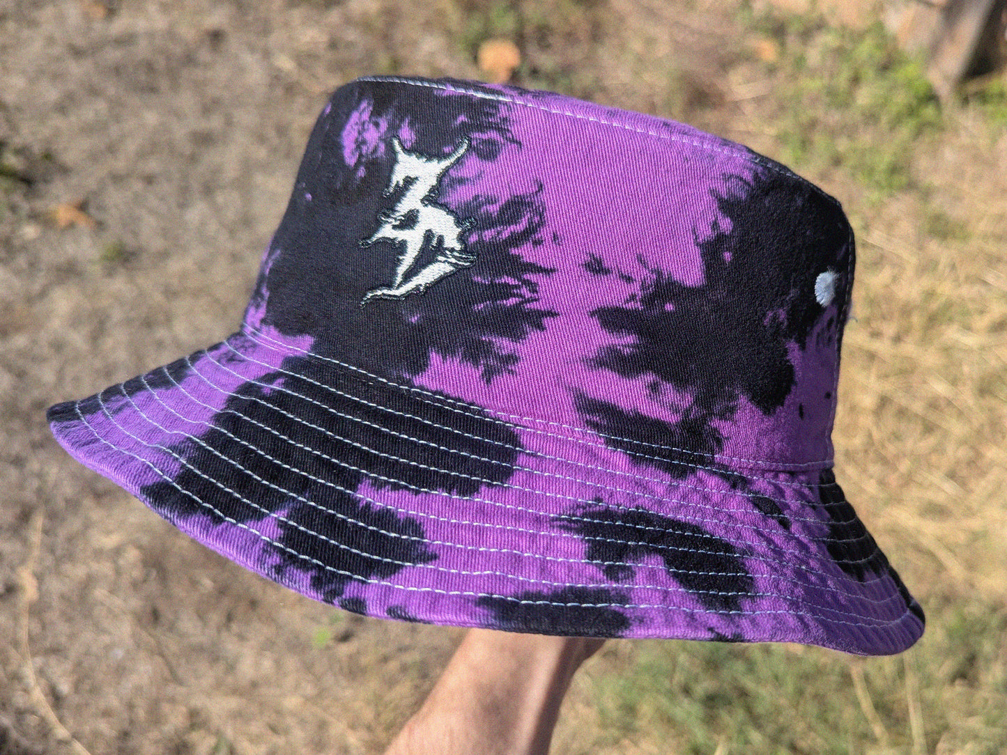 Zeds Dead - Embroidered Tie Dye Bucket Hat - Rave Outfit Accessory, Music Festival Gear, EDM Raver Hat, Festival Gift Zeds Dead Hat