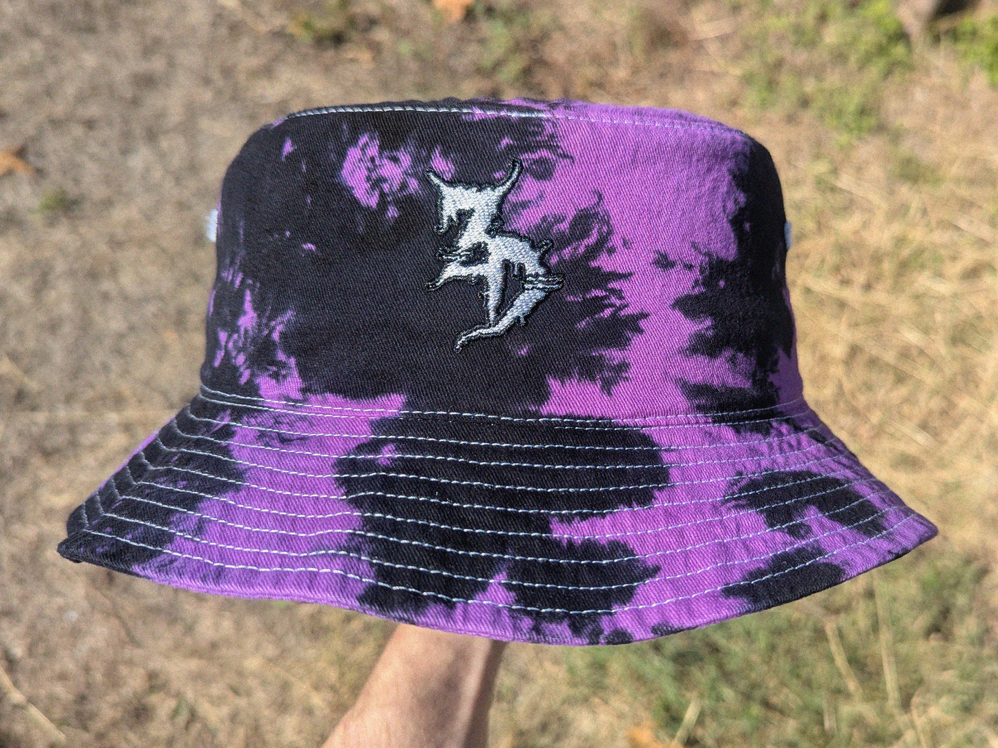 Zeds Dead - Embroidered Tie Dye Bucket Hat - Rave Outfit Accessory, Music Festival Gear, EDM Raver Hat, Festival Gift Zeds Dead Hat